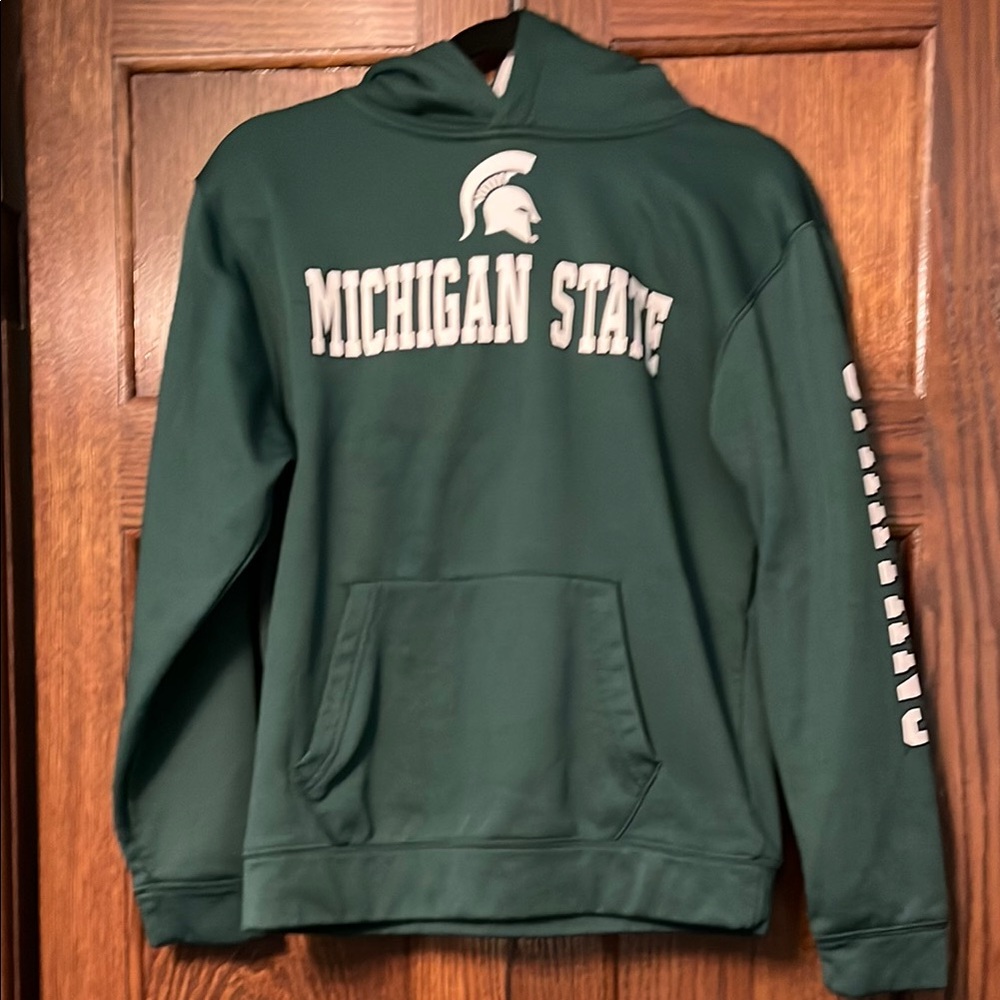 Forest Green Michigan State Pullover Hoodie